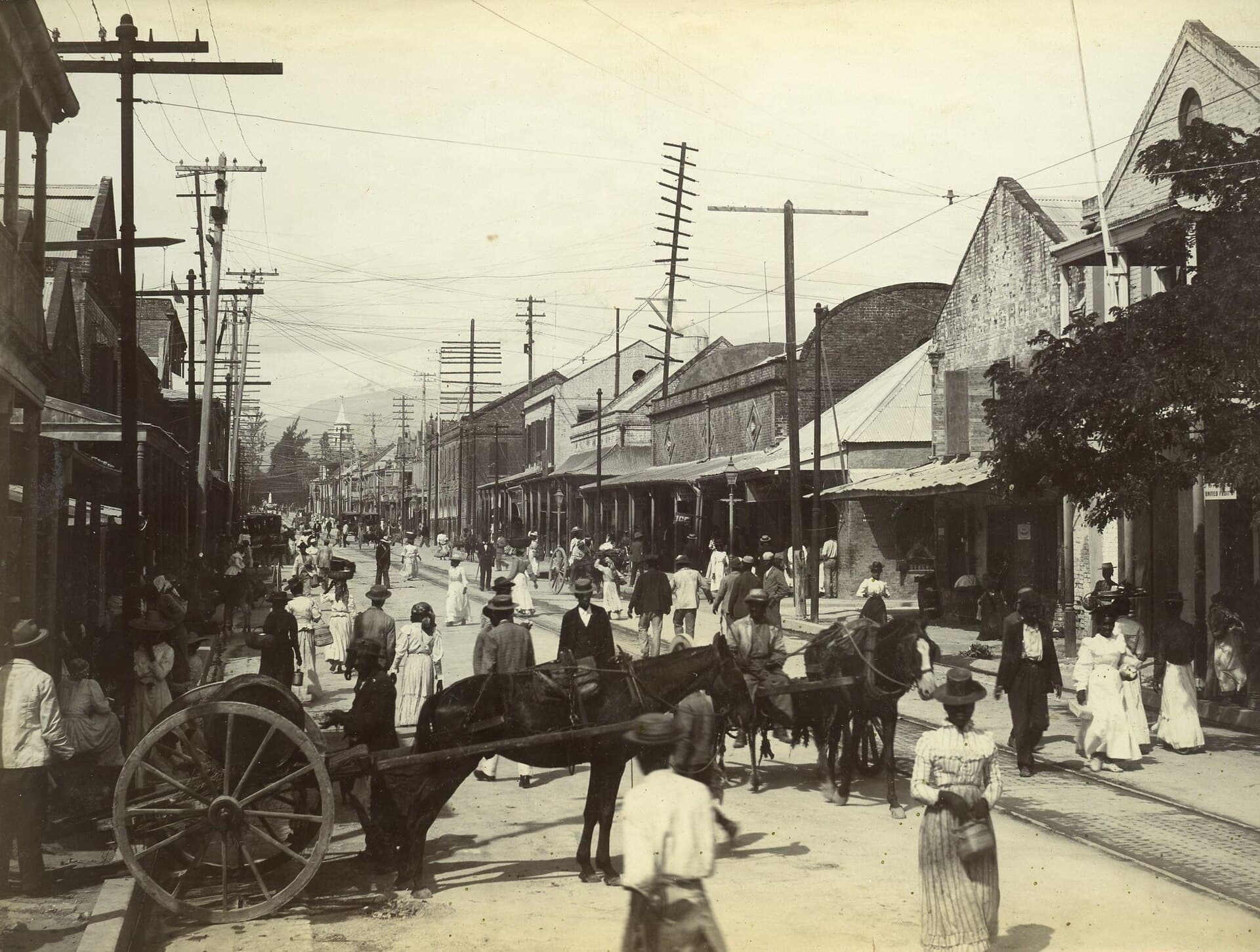 King Street, Kingston, looking north, around 1900